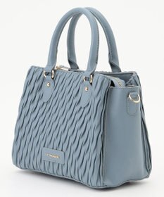 LA BAGAGERIE ランダムプリーツ2WAYハンドバッグ