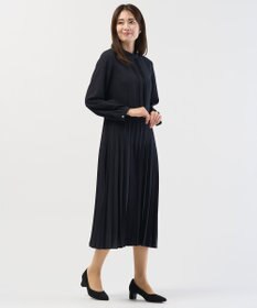 J.PRESS LADIES S ノルディス2wayジョーゼット プリーツ ワンピース