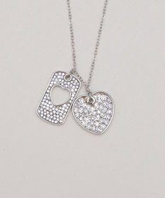 WEGO Lラインストーンダイカットネックレス