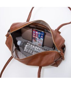 UNBILLION ペルケ perche / ソフトレザーワイドボストントート