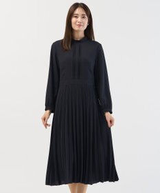 J.PRESS LADIES S ノルディス2wayジョーゼット プリーツ ワンピース