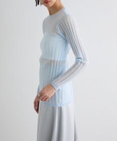 Green Parks シアーリブニット