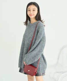 earth music&ecology ふわふわＭＩＸヤーンチュニック