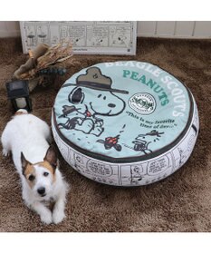 PET PARADISE スヌーピー クッション (60cm) ビーグルスカウト柄 50周年
