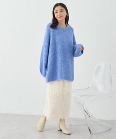 earth music&ecology ふわふわＭＩＸヤーンチュニック