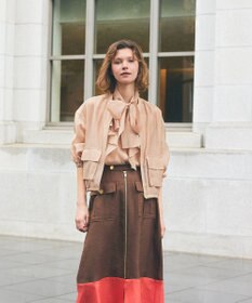 GRACE CONTINENTAL シアードレープブルゾン