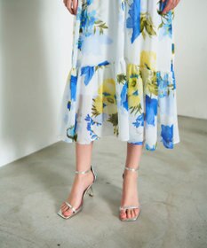 GRACE CONTINENTAL ビッグボタニカルシャツワンピース