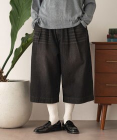 WEGO クロップドワイドデニムパンツ