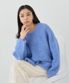 earth music&ecology ふわふわＭＩＸヤーンチュニック