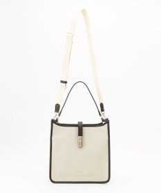 LA BAGAGERIE スクエアレザー2WAYショルダーバッグ