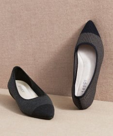 steppi 【洗える】起毛 ポインテッドパンプス