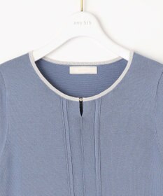 ANY SIS 【洗える】メタルポイント配色 ニット