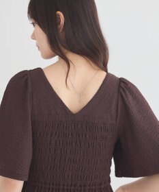 earth music&ecology 2wayシャーリングワンピース