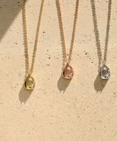 blancotokyo 【金属アレルギー対応】ドロップモチーフネックレス RUGIADA