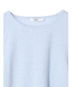 earth music&ecology パフスリーブクレープリブインナー