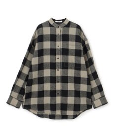 BEIGE， HOBBS / ウールチェックカシュクールブラウス