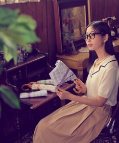 MOONBAT アデリアレトロ×estaa 晴雨兼用日傘 折りたたみ傘 花ざかり UV 一級遮光