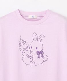 ANY KIDS 【綿100%/接触冷感】ひんやり オーバーサイズ アニマルTシャツ