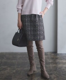 組曲 ファンシーツィード ミニスカート