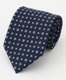J.PRESS MEN 【VINTAGE JACQUARD COLLECTION】小紋柄 ネクタイ ネイビー系8