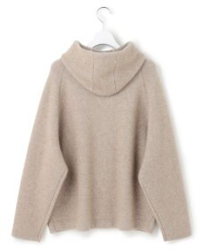 23区 ラクーンブレンドダブルフェイス ニット フーディー