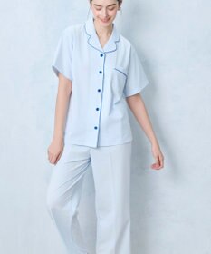 une nana cool 【綿混】両染ジャージ半袖パジャマ MADE WITH LIBERTY FABRIC