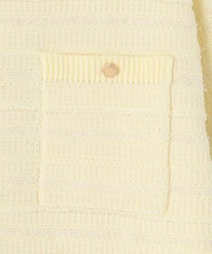 自由区 【WEB限定カラーあり・洗える】テクスチャーコットンブレンドニット アウター