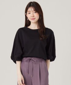 ANY SIS シルケットスムースツイストスリーブ カットソー