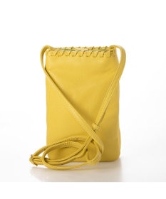 UNBILLION perche 牛革ソフト3層かがりショルダーバッグ