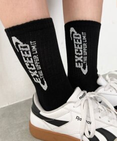 WEGO EXCEEDロゴリブソックス