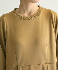 Green Parks ａ．ポンチ袖ボリュームワンピース