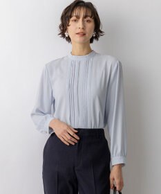 23区 【先行予約】バックサテンアムンゼン フロントタックブラウス