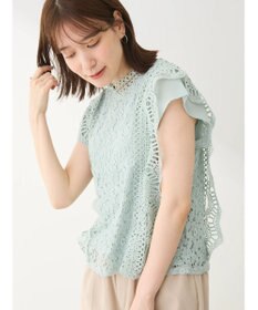 Green Parks ・Ｐｅｔｉｔ　Ｆｌｅｕｒ　フレンチレーシ－ブラウス