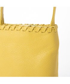 UNBILLION perche 牛革ソフト3層かがりショルダーバッグ