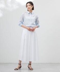 J.PRESS LADIES 【WEB限定カラーあり・洗える】トリコットジャージー フレアーパンツ