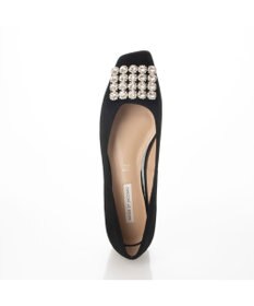 MODE ET JACOMO <MODE ET JACOMO>アシンメトリービジューフラットパンプス