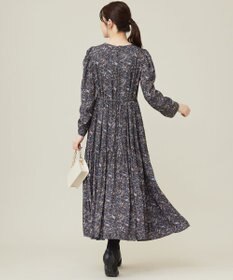 ANY SIS L 【BAILA12月号掲載・貴島明日香さんコラボ】ペイントタッチフラワー ワンピース