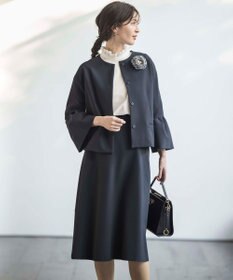 組曲 S 【KUMIKYOKU NAVY】コンフォータブルドレープ ジャケット