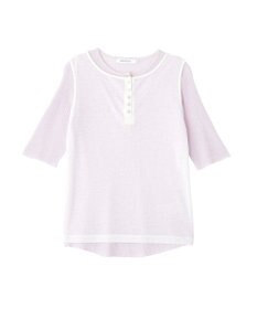 AMERICAN HOLIC 【2点セット】シアーリブヘンリーネックニット＋タンクトップ