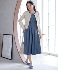 Tiaclasse ノーカラーデニムジャケット