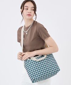 LeSportsac DELUXE EASY CARRY TOTE/フォレストギンガム