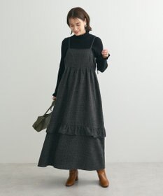 Green Parks ・ＥＬＥＮＣＡＲＥ　ＤＵＥ　ツィードキャミワンピース