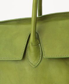 UNBILLION 【テレビ ドラマ着用アイテム】perche 姫路オイルレザーフラップ付きトートバッグ