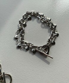 WEGO L2連モチーフチェーンブレス