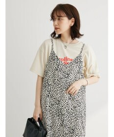Green Parks ・ＥＬＥＮＣＡＲＥ　ＤＵＥ　レオパードキャミワンピ