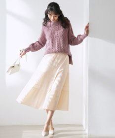 ANY SIS ケーブル ニット プルオーバー