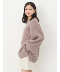 earth music&ecology フワフワＭＩＸヤーンチュニック