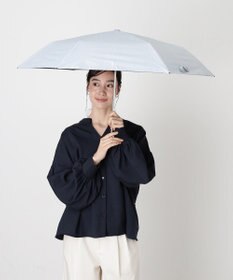 MOONBAT 【WEB限定/ 遮光率100％/遮熱/UV】POLO RALPH LAUREN（ポロ ラルフローレン）晴雨兼用日傘 ワンポイント ポロポニー シャンブレー 無地 折りたたみ傘