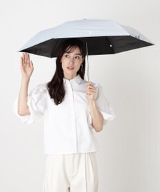 MOONBAT 【WEB限定/ 遮光率100％/遮熱/UV】POLO RALPH LAUREN（ポロ ラルフローレン）晴雨兼用日傘 ワンポイント ポロポニー シャンブレー 無地 折りたたみ傘