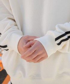 WEGO ヘビーウエイトラインスリーブプルオーバー